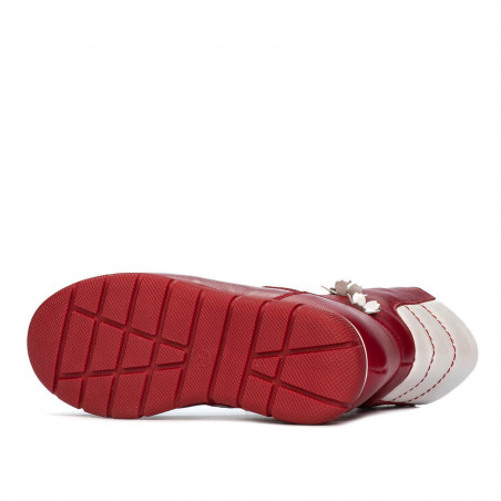 Kleinkinderstiefel 107c rot kombiniert