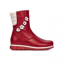 Kleinkinderstiefel 107c rot kombiniert