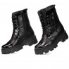 Damenstiefel 3358 schwarz kombiniert