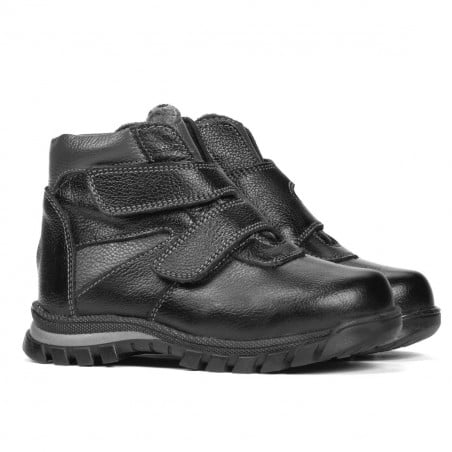 Kleine Kinderschuhe 105c schwarz kombiniert