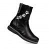 Kleine Kinderstiefel 107c schwarz kombiniert