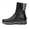 Kleine Kinderstiefel 107c schwarz kombiniert