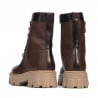 Damenstiefeletten 3358 a braun kombiniert