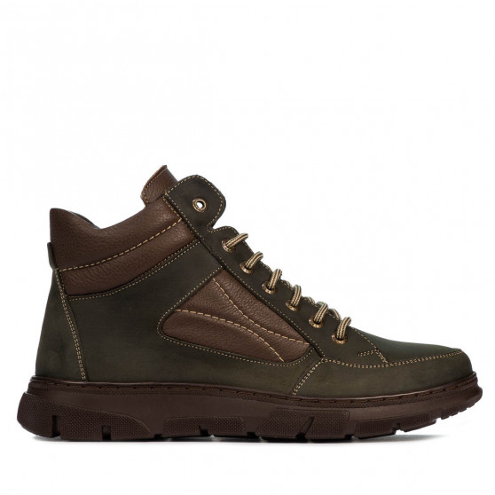 Herrenschuhe 4128 Tuxon Khaki kombiniert Herrenschuhe 4128 Tuxon Khaki kombiniert