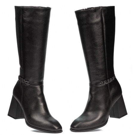 Damenstiefel 1187 schwarz