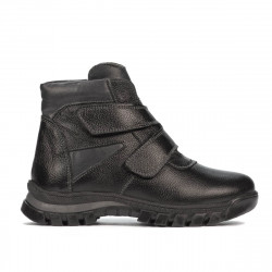 Kinderstiefel 3024 schwarz kombiniert