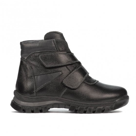 Kinderstiefel 3024 schwarz kombiniert Kinderstiefel 3024 schwarz kombiniert