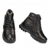Kinderstiefel 3024 schwarz kombiniert
