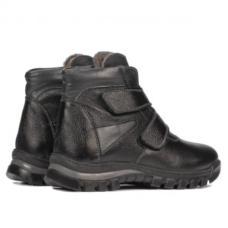 Kinderstiefel 3024 schwarz kombiniert