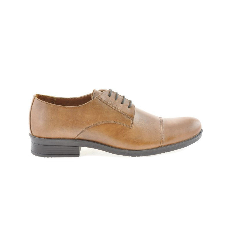 Elegante Herrenschuhe 787 gewachstes Braun