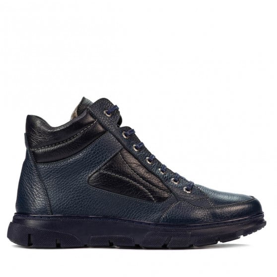 Herrenstiefel 4128 indigo kombiniert Herrenstiefel 4128 indigo kombiniert