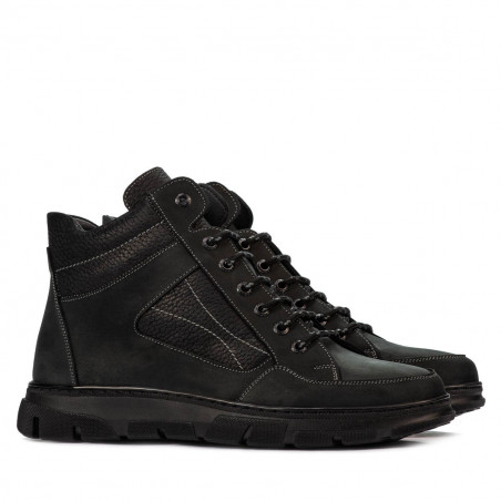 Herrenschuhe 4128 Tuxon Schwarz kombiniert