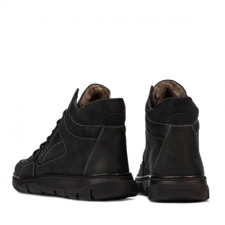 Herrenschuhe 4128 Tuxon Schwarz kombiniert