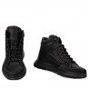 Herrenschuhe 4128 Tuxon Schwarz kombiniert