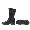 Kinderstiefel 3026 schwarz kombiniert