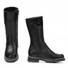 Kinderstiefel 3026 schwarz kombiniert