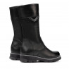 Kinderstiefel 3026 schwarz kombiniert