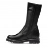 Kinderstiefel 3026 schwarz kombiniert