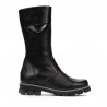 Kinderstiefel 3026 schwarz kombiniert