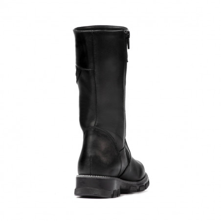 Kinderstiefel 3026 schwarz kombiniert