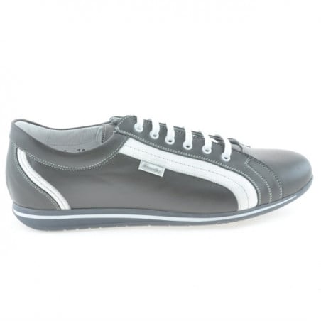 Herren Sportschuhe 709 grau+weiß