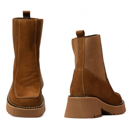 Damenstiefeletten 3369 braun Bufo