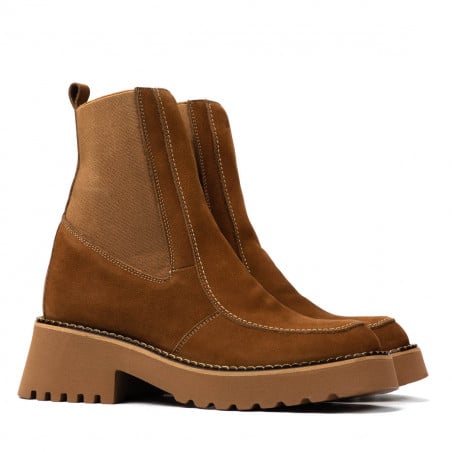 Damenstiefeletten 3369 braun Bufo