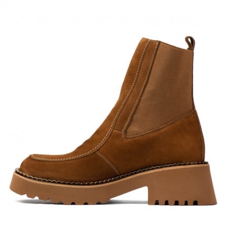 Damenstiefeletten 3369 braun Bufo