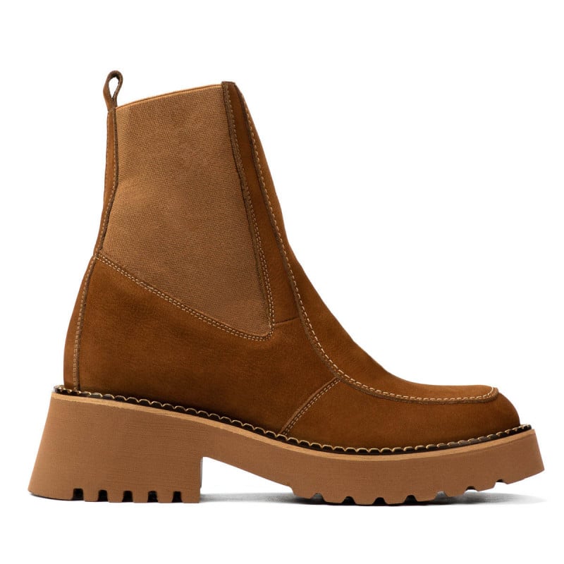 Damenstiefeletten 3369 braun Bufo