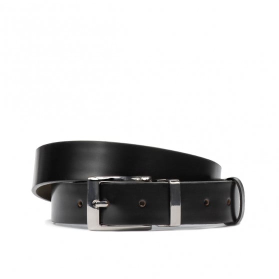 Damen Gürtel 28m schwarz glänzend Damen Gürtel 28m schwarz glänzend