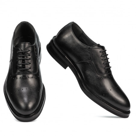 Elegante Herrenschuhe 937 schwarz