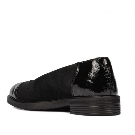 Damen-Ballerinas 6036 schwarz kombiniert