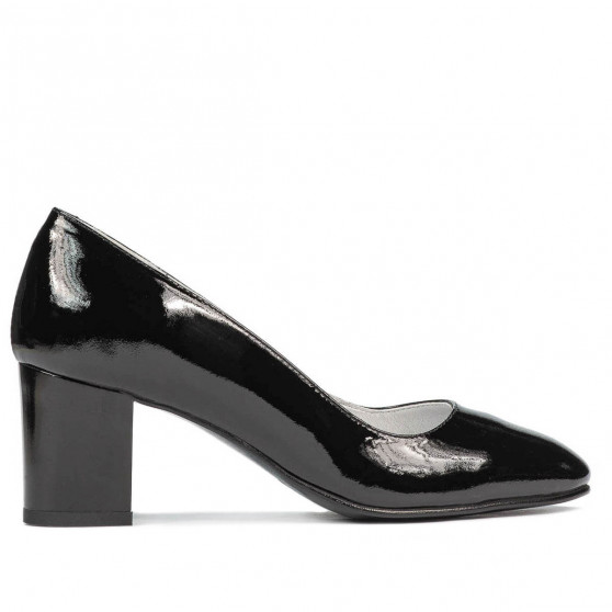 Damen elegante Schuhe 1268 Lack schwarz Damen elegante Schuhe 1268 Lack schwarz