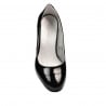 Damen elegante Schuhe 1268 Lack schwarz