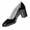 Damen elegante Schuhe 1268 Lack schwarz
