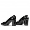 Damen elegante Schuhe 1268 Lack schwarz