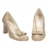 Elegante Damenschuhe 1245 Lack Beige