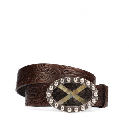 Unisex Gürtel 02ld dunkelbraun