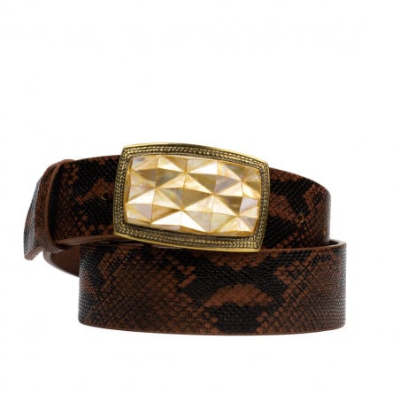 Unisex Gürtel 03ld Braun