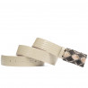 Unisex Gürtel 05ld Lack Beige