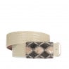 Unisex Gürtel 05ld Lack Beige