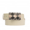 Unisex Gürtel 05ld Lack Beige