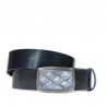 Unisex-Gürtel 07ld Lack Blau