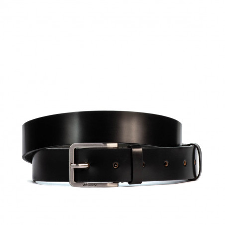 Herren Gürtel 59b schwarz glänzend