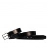 Herren Gürtel 59b schwarz glänzend