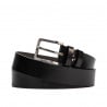 Herren Gürtel 59b schwarz glänzend