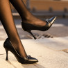 Elegante Damenschuhe 1288 schwarz