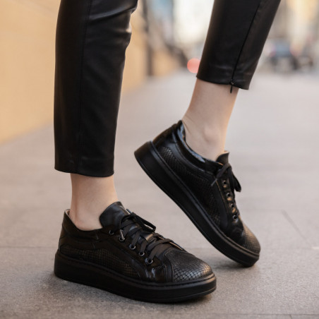 Casual/Sport Schuhe 6035 schwarz kombiniert