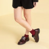 Damen Freizeitschuhe 6025 Lack Bordeaux