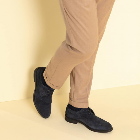 Casual/ elegante Herrenschuhe 918 Indigo Veloursleder lifestyle